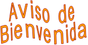 Aviso de Bienvenida